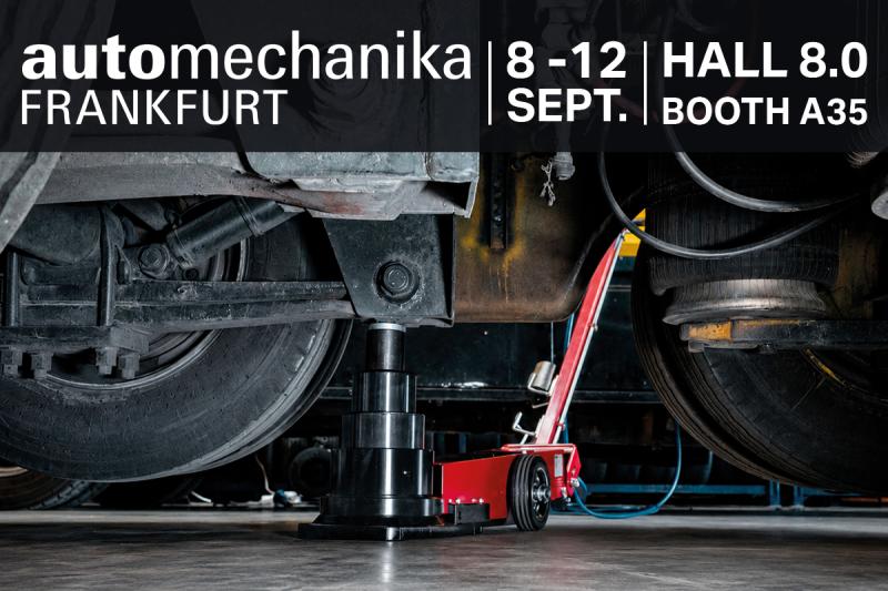Del 8 al 12 de septiembre de 2026, estaremos presentes en la feria Automechanika - Messe Frankfurt.