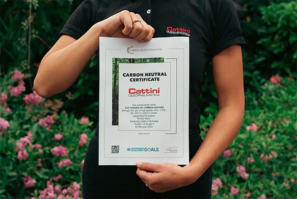 Cattini Oleopneumatica achieves Carbon Neutral status for the third consecutive year